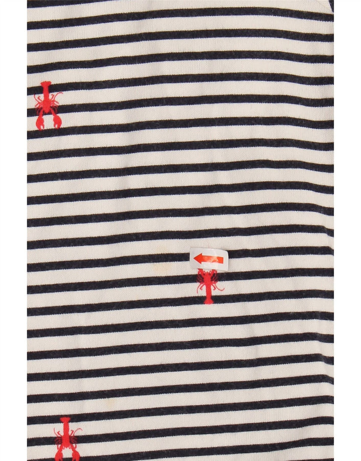 JOULES Ženska majica dugih rukava UK 14 Velike bijele pruge