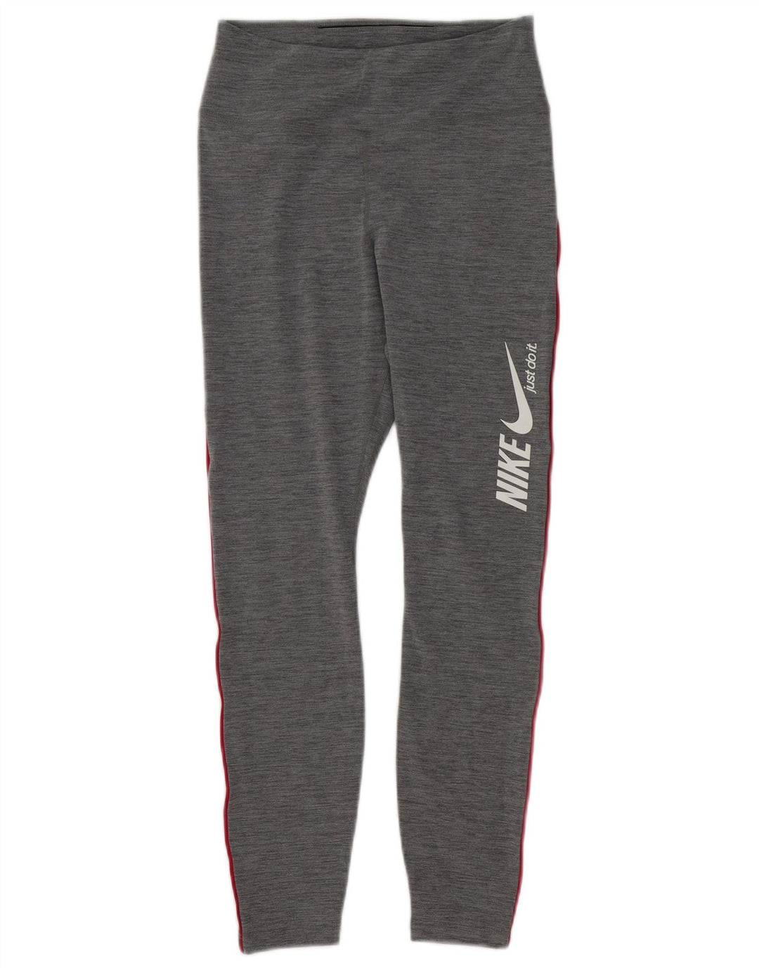 Nike Ženske Dri Fit Graphic Leggings UK 10 Male sive poliesterske