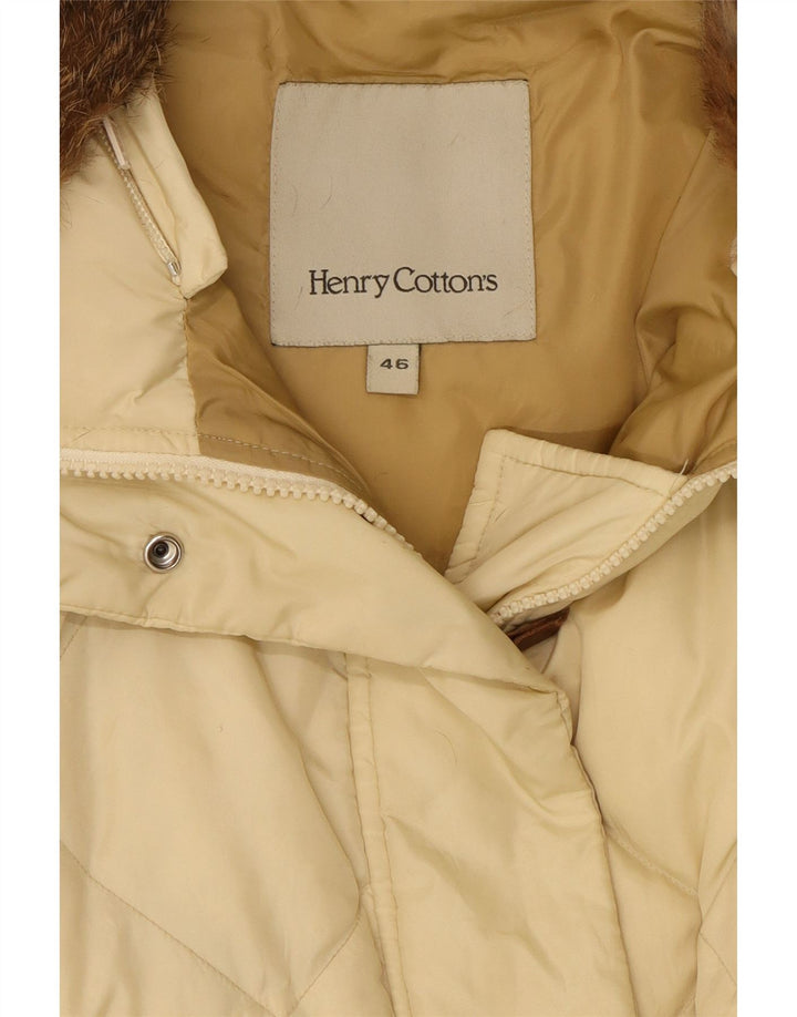 Henry Cottons ženski podstavljeni kaput IT 46 Large Beige