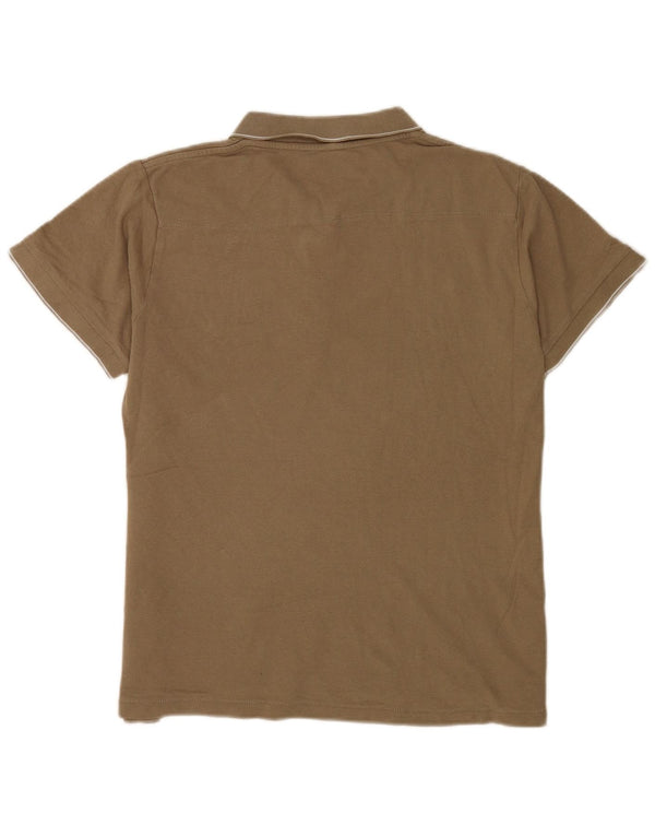 French Connection Womens Polo Shirt UK 18 XL Khaki Cotton