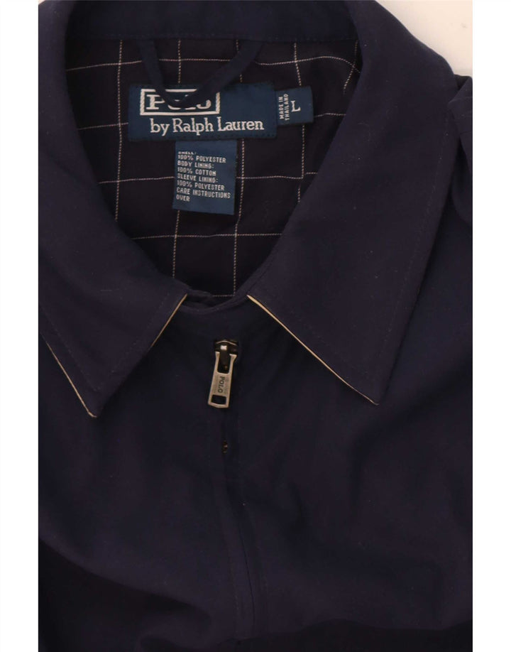 Polo Ralph Lauren muška bomber jakna UK 40 velika tamnoplava poliester
