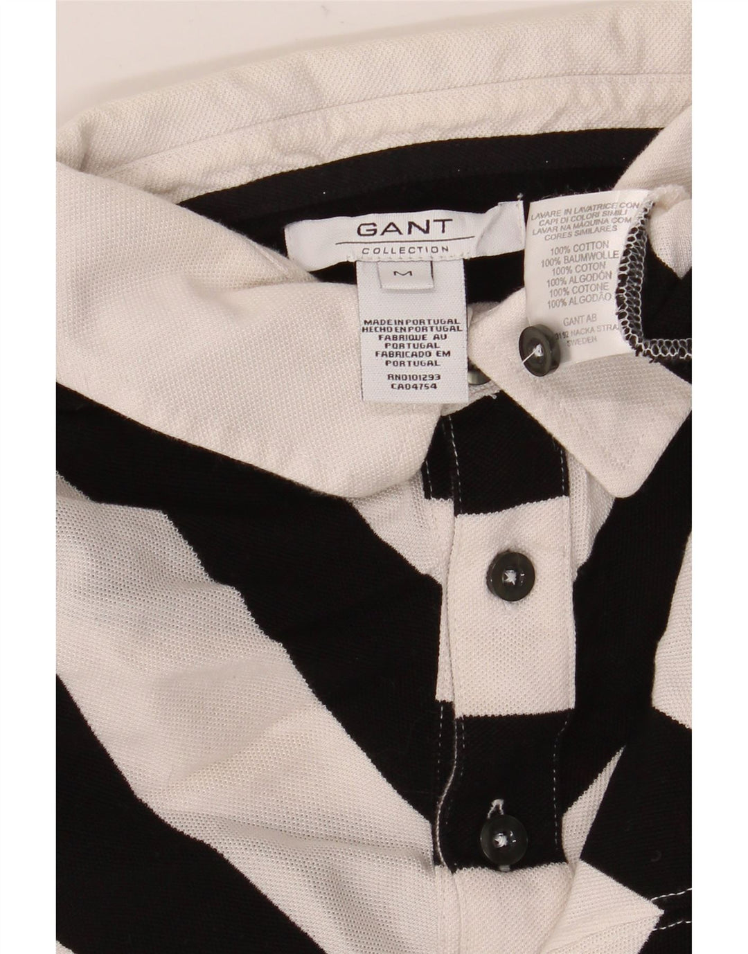 Gant muška polo majica srednje bijele pruge, pamuk