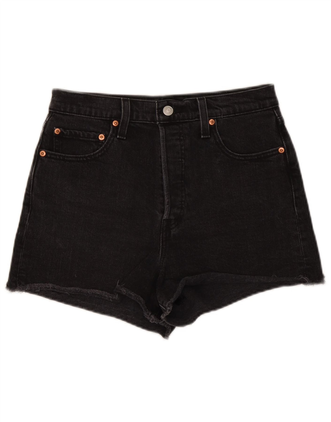 Levi's ženske traper kratke hlače W29 Srednje crni pamuk