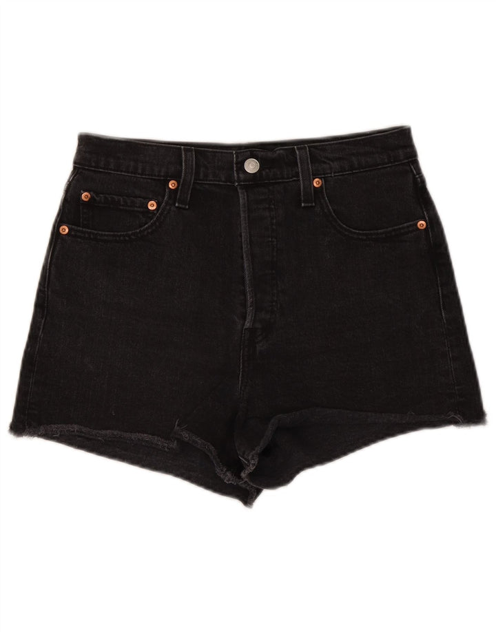 Levi's ženske traper kratke hlače W29 Srednje crni pamuk