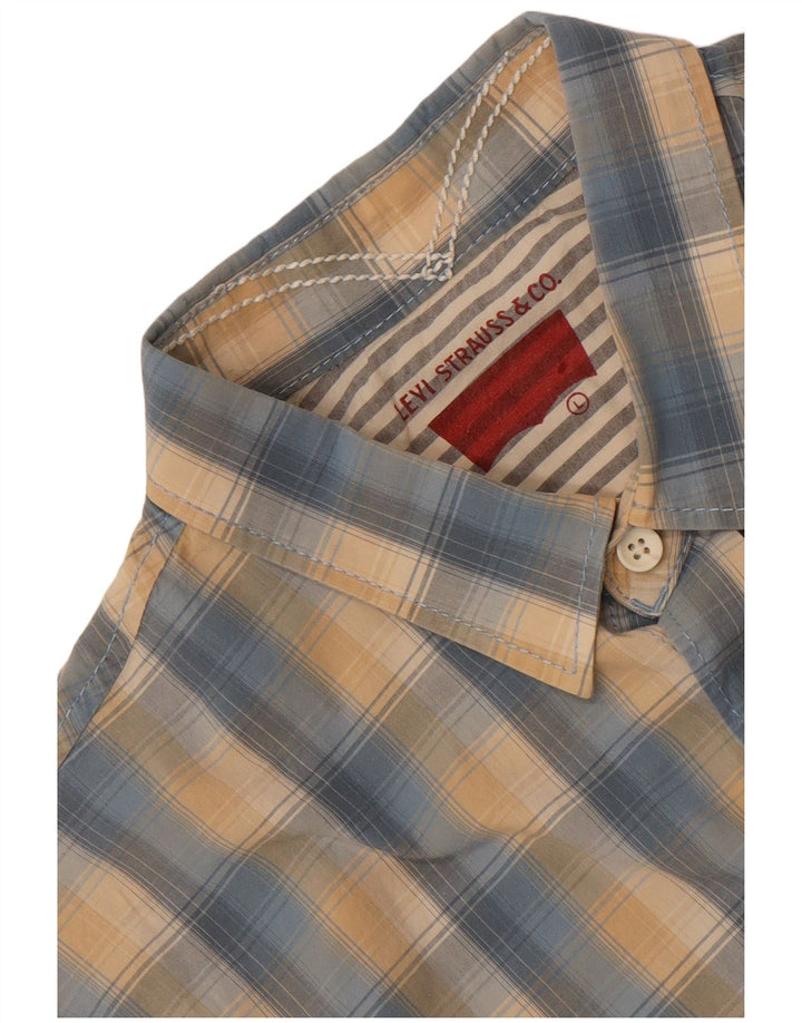 Levi's muška košulja kratkih rukava veliki plavi karo