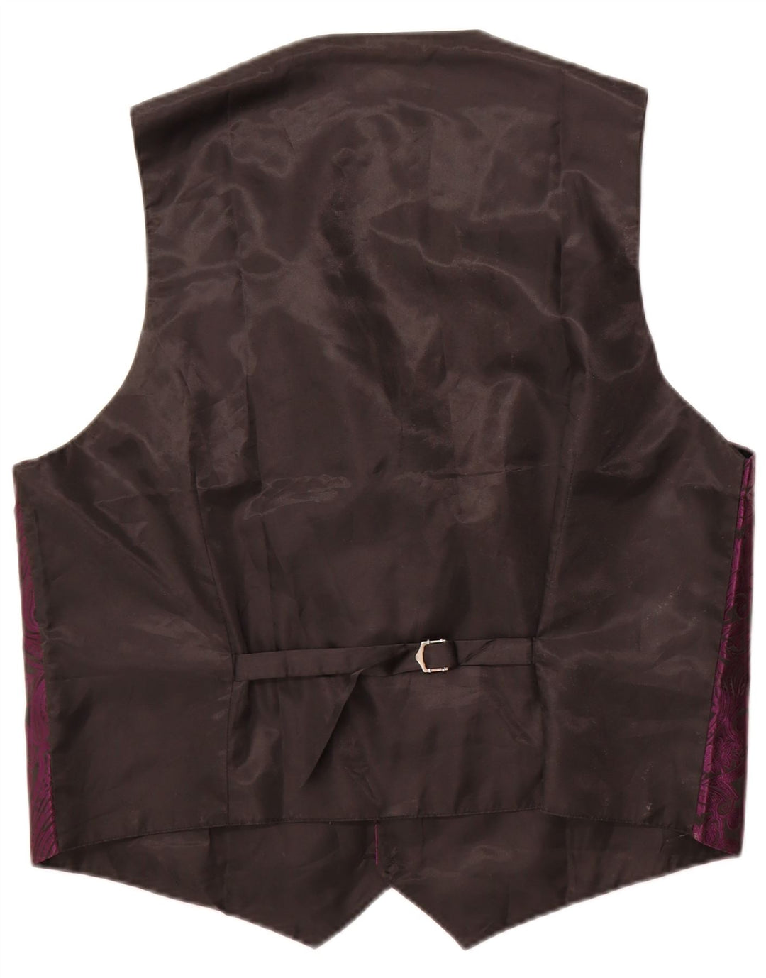 Vintage muški prsluk 2XL ljubičasti paisley poliester