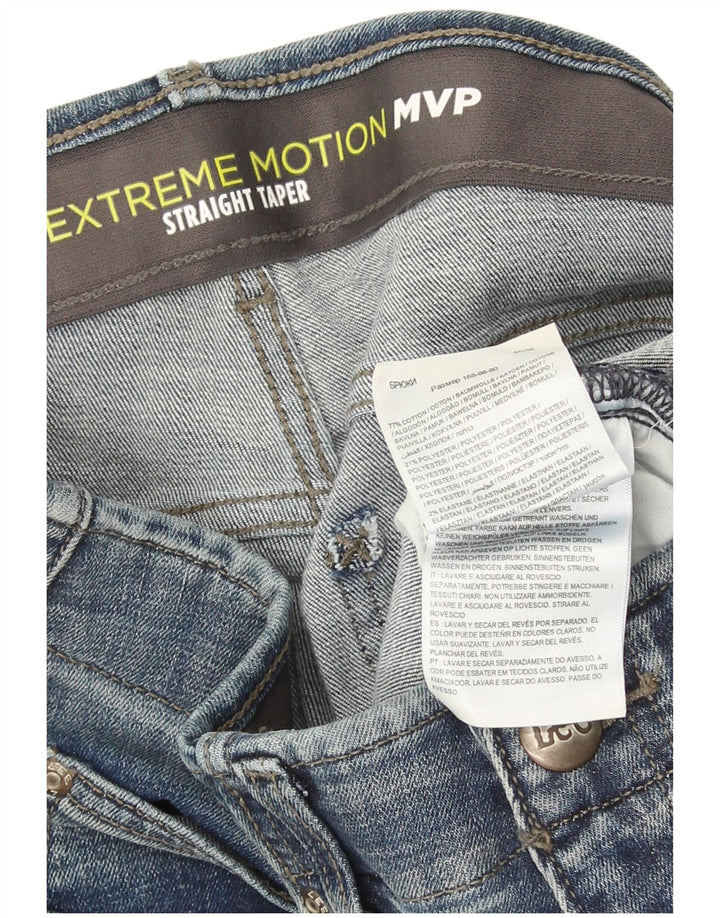 Lee Mens Flex Tapered Straight Jeans W32 L30 Plavi pamuk