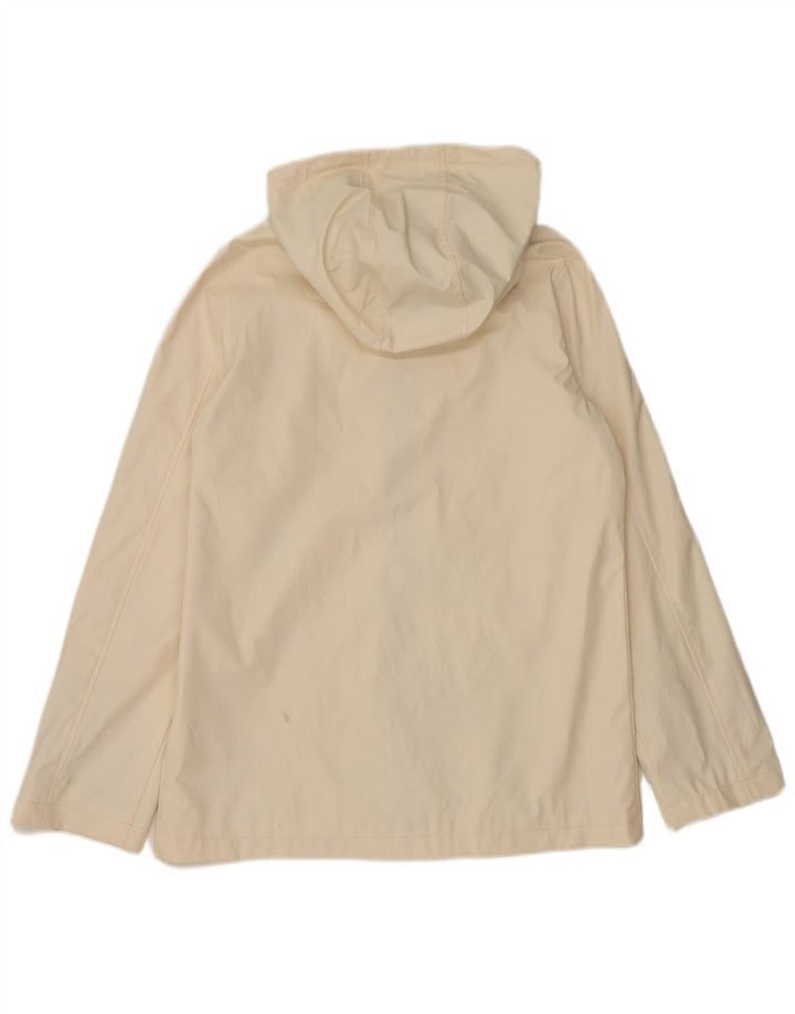 Topshop ženska velika kišna jakna s kapuljačom UK 10 Small Off White