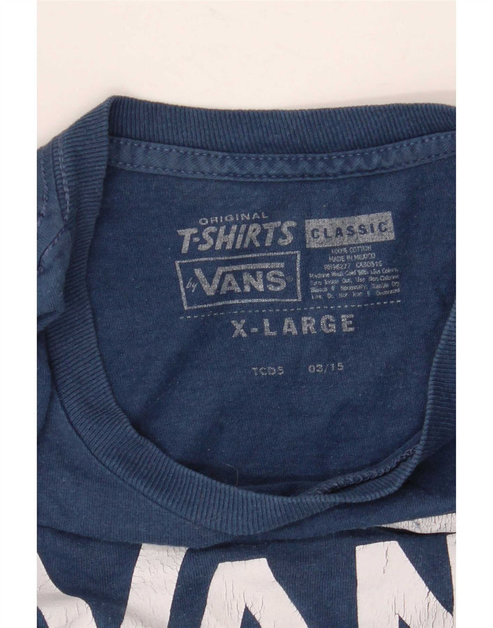 Vans muška majica kratkih rukava XL plavi pamuk