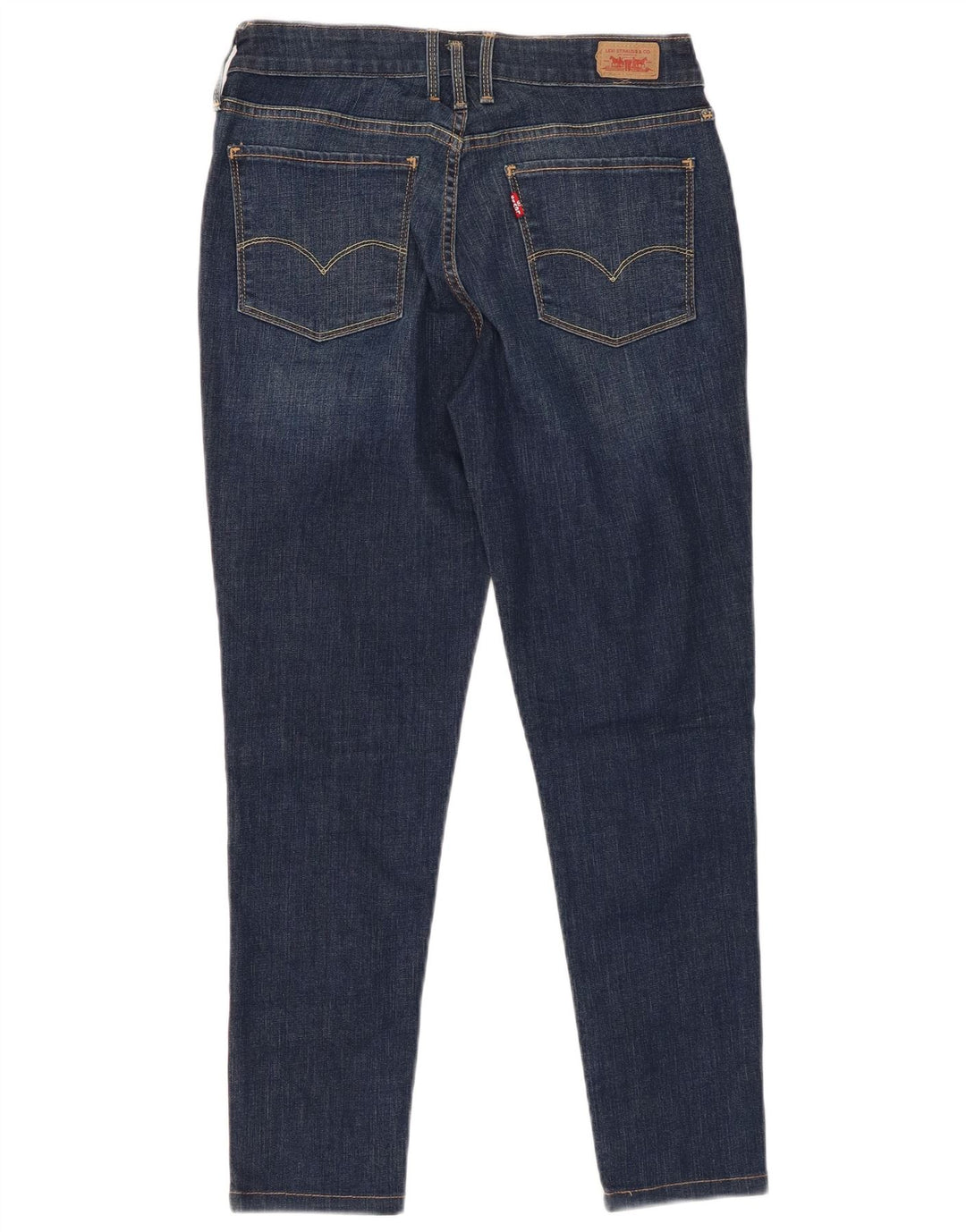 LEVI'S ženske uske traperice kratkih tajica W30 L26 plavi pamuk