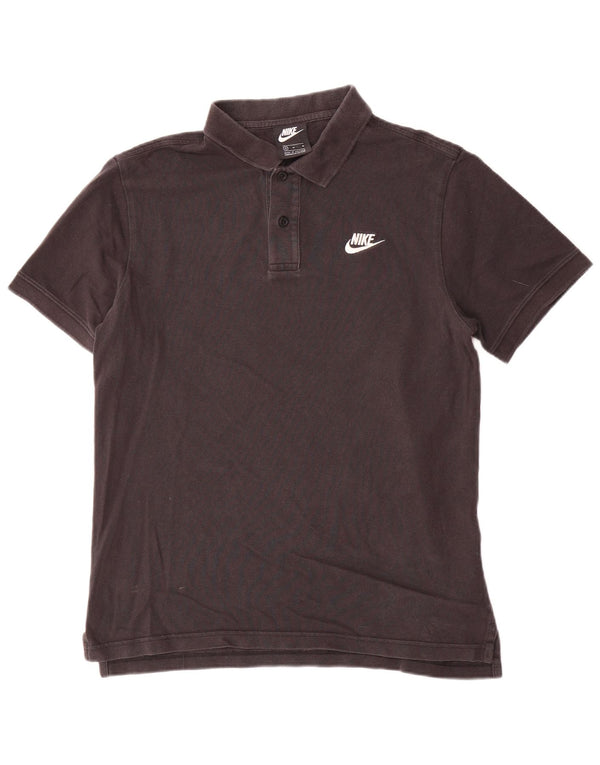 Nike muška polo majica srednje crne pamučne boje