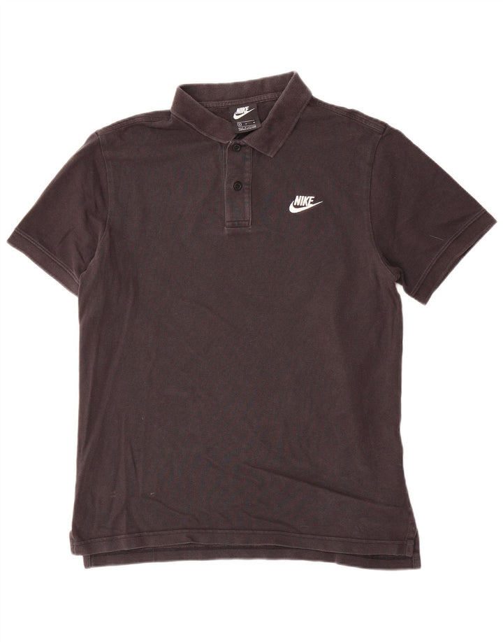 Nike muška polo majica srednje crne pamučne boje