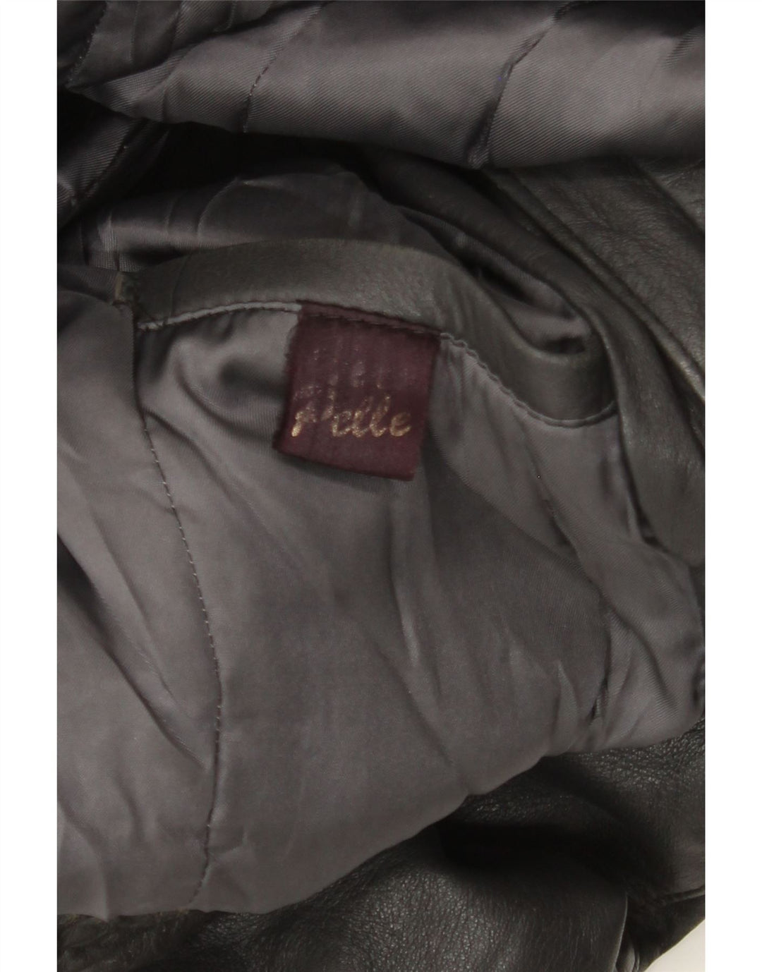 Vintage muška kožna jakna UK 38 srednje crna koža