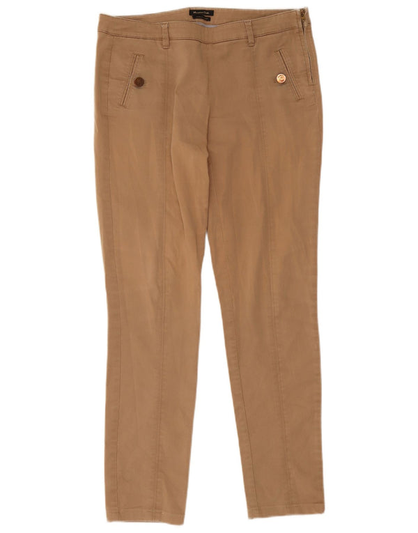 Ženske uske ležerne hlače Massimo Dutti EU 38 male W28 L28 bež
