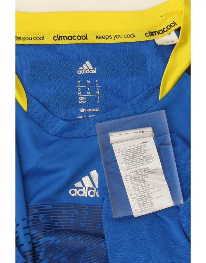 Adidas muška majica kratkih rukava Climacool Graphic T-Shirt srednje plave boje poliester