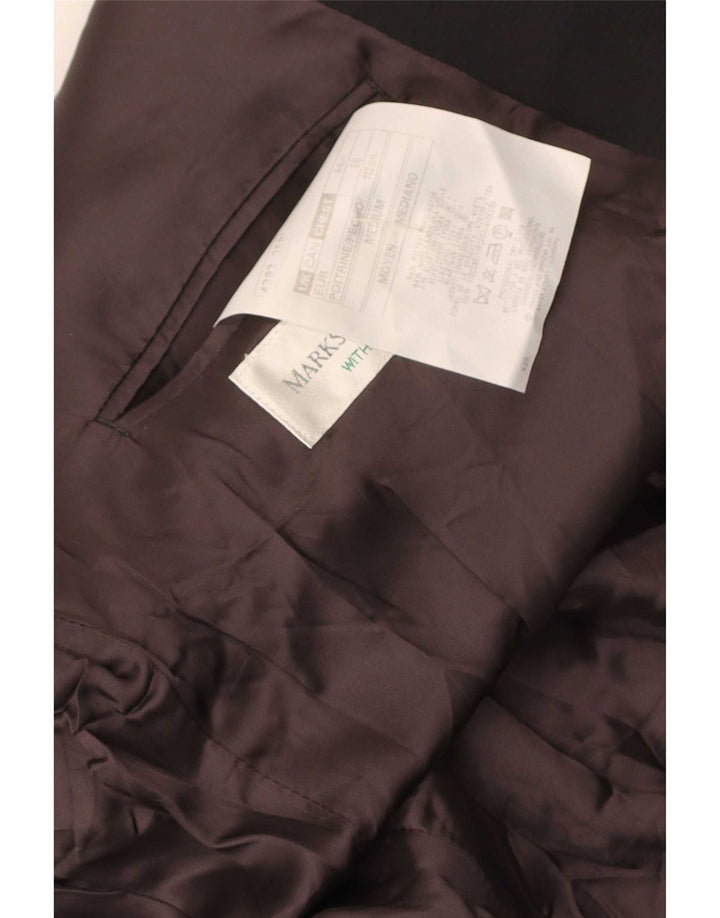 Marks & Spencer muška jakna s dvostrukim kopčanjem UK 44 XL crni poliester