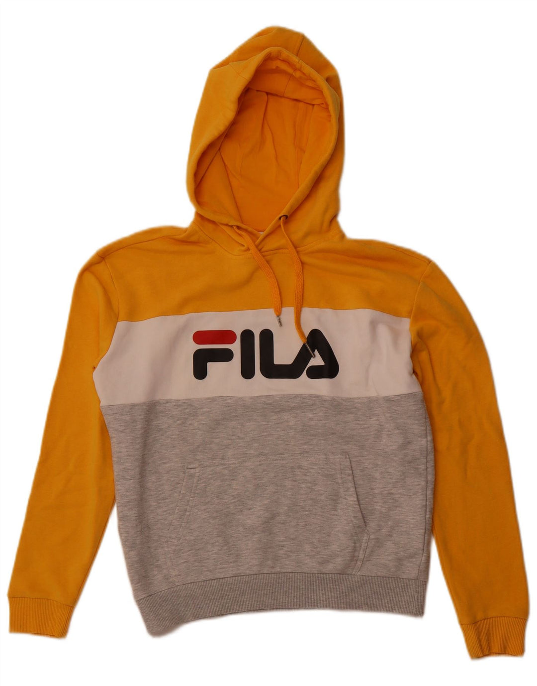 FILA Boys Graphic Hoodie Džemper 13-14 godina Mala žuta boja