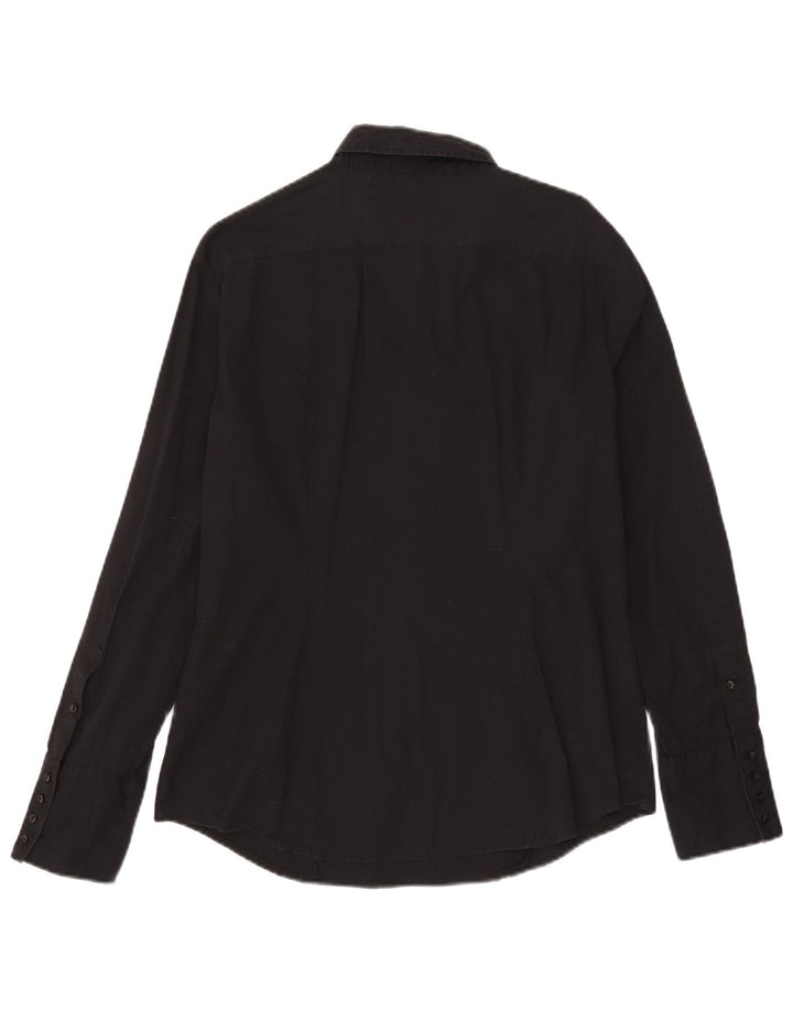 Benetton ženska pulover majica UK 18 XL crni pamuk