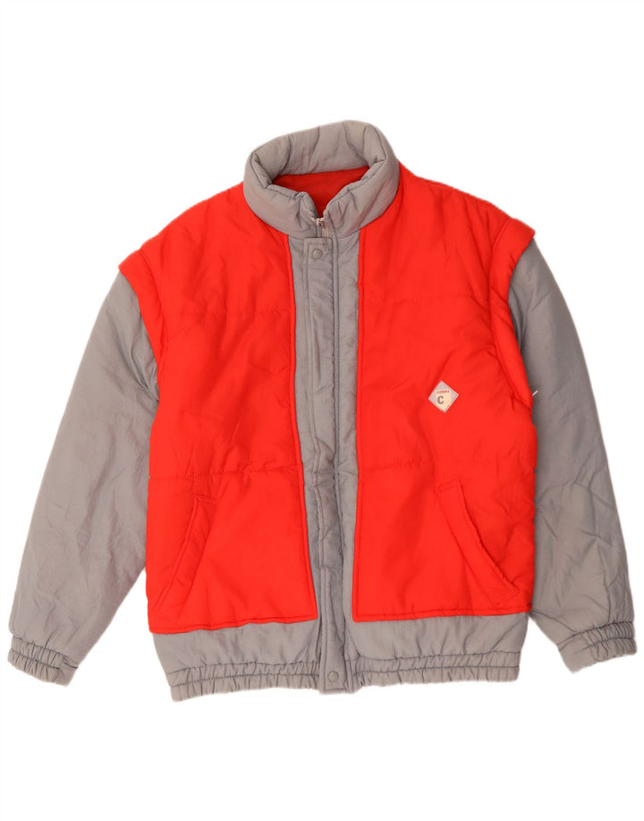 Carrera muška podstavljena jakna UK 40 Large Red Colourblock poliamid