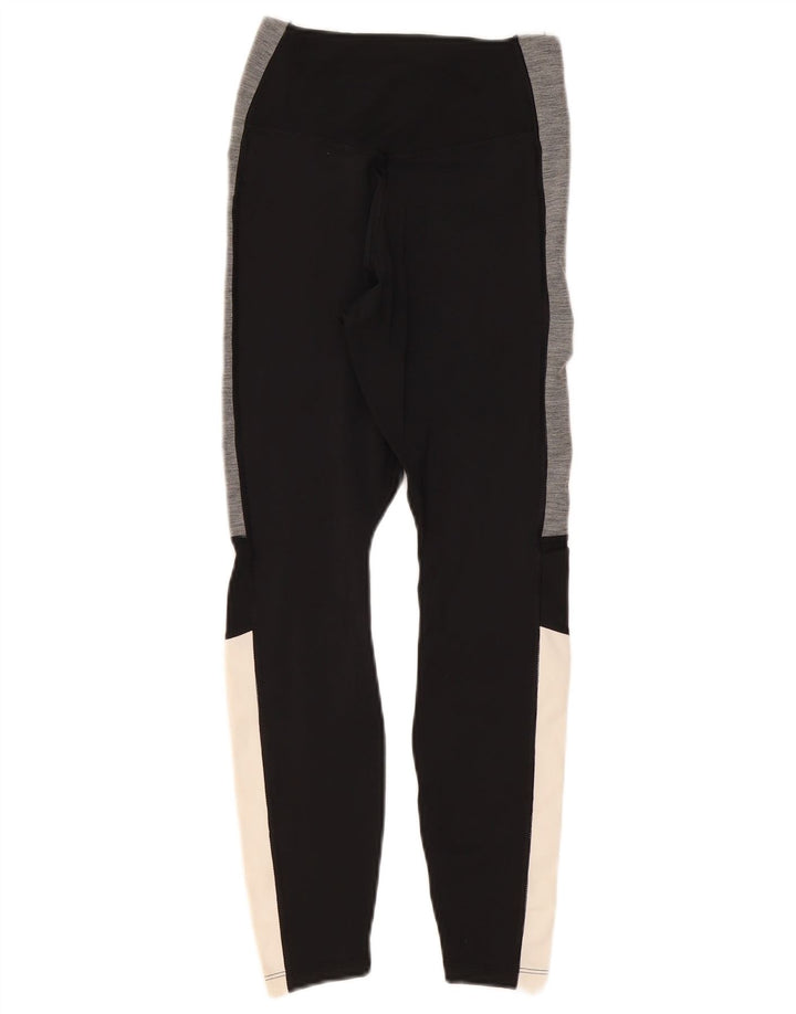 NIKE ženske Dri Fit tajice UK 4 XS crni poliester u boji