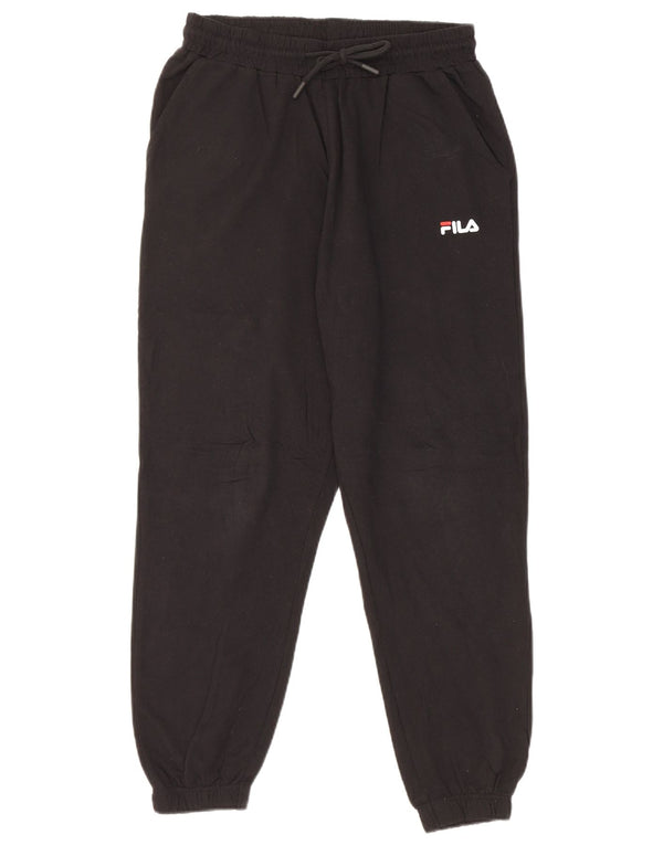 Ženske trenirke Fila Joggers UK 10 Male crne pamučne hlače