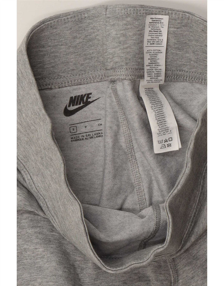Nike ženske grafičke tajice UK 10 male sive pamučne