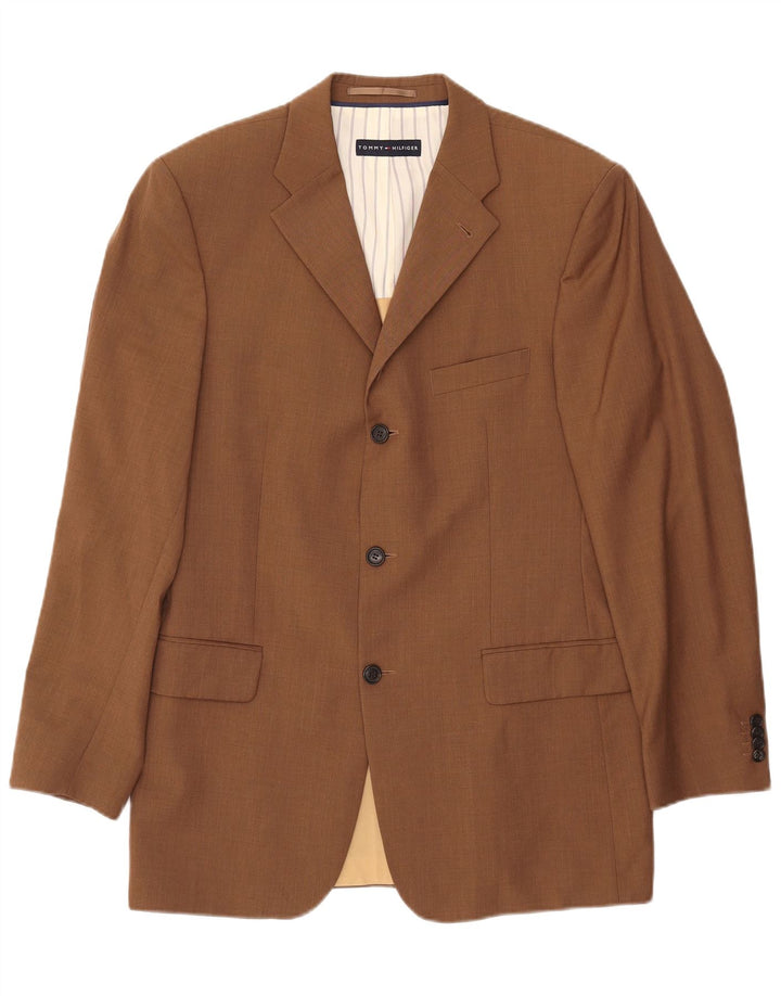 TOMMY HILFIGER muška jakna sa 3 gumba UK 38 srednje smeđa vuna