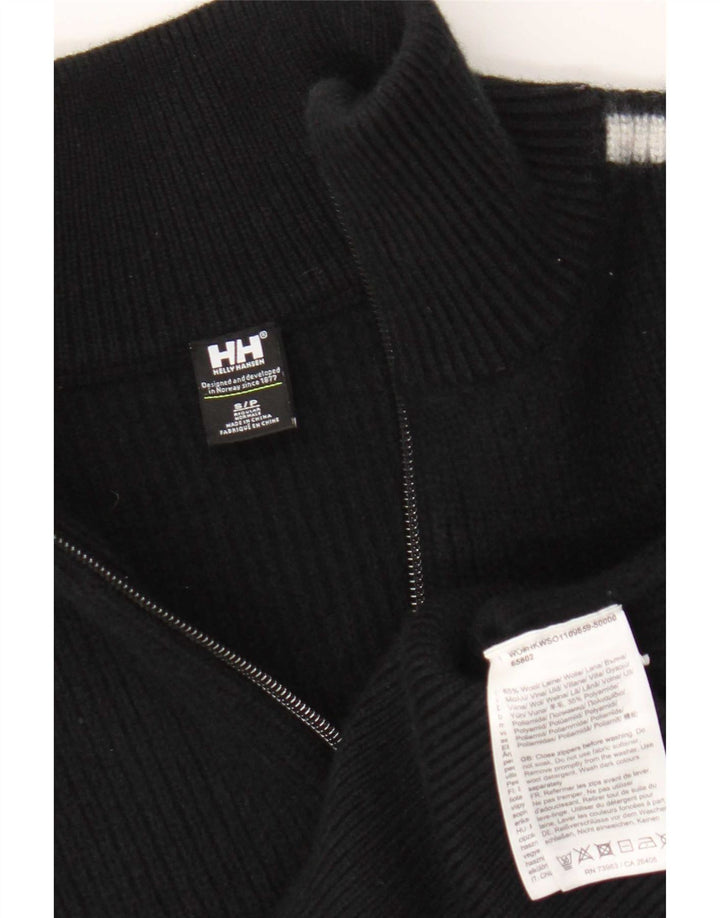 Helly Hansen Ženski džemper s izrezom s patentnim zatvaračem UK 10 Small Black Colourblock