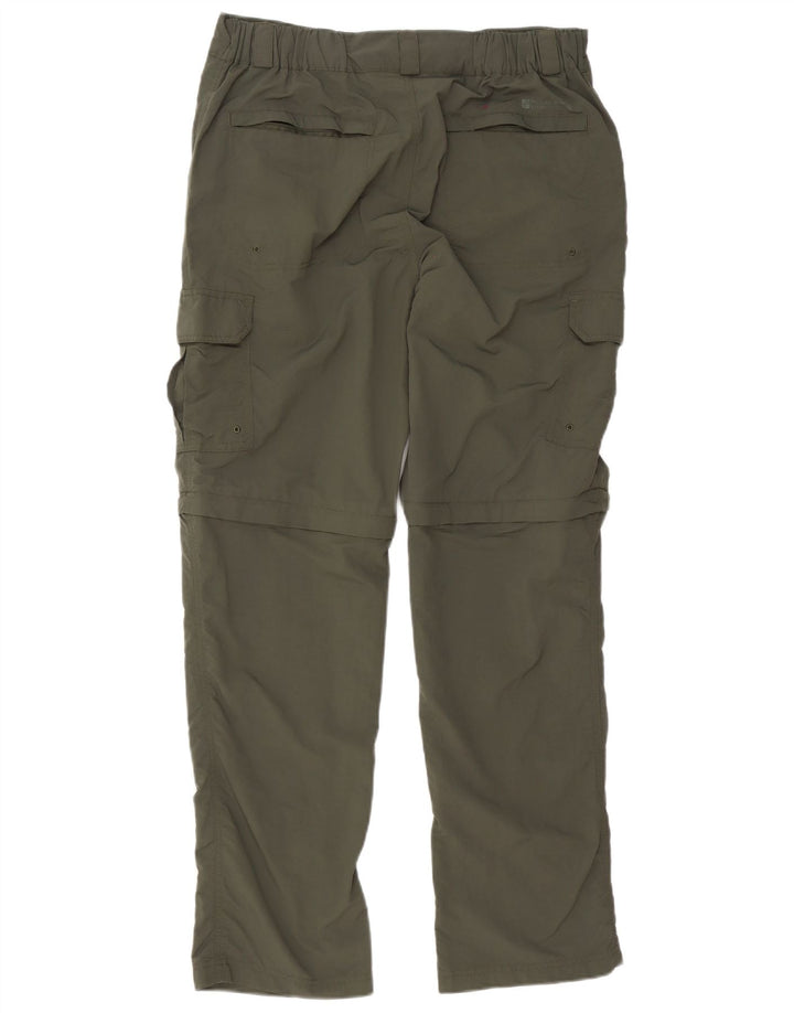 Mountain Warehouse muške ravne kargo hlače W34 L32 zeleni poliester