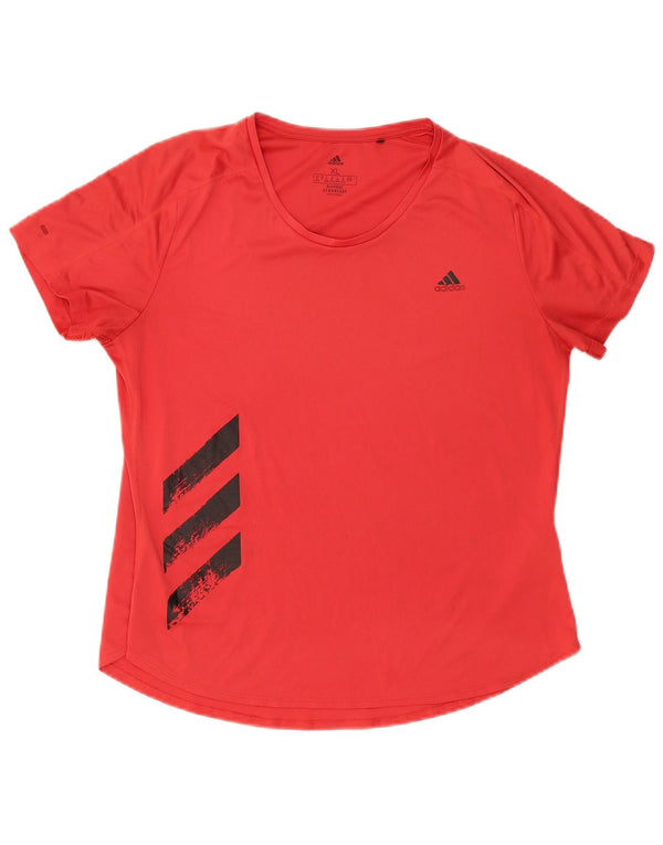 Adidas ženska majica kratkih rukava Aeroready Graphic UK 20/22 XL crveni poliester