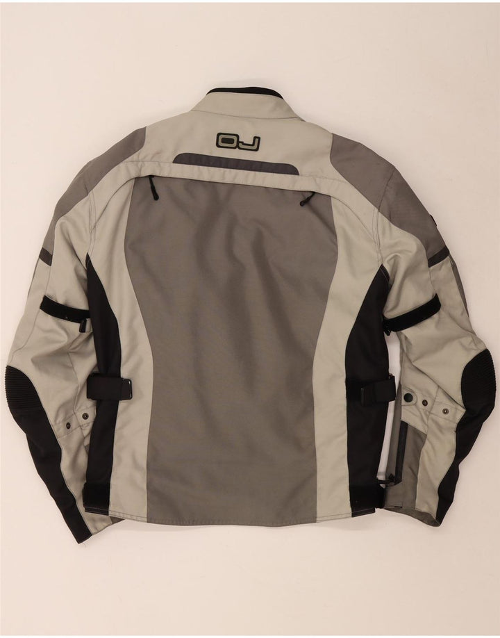 OJ Atmosfere muška grafička bomber jakna UK 40 Large Grey Colourblock