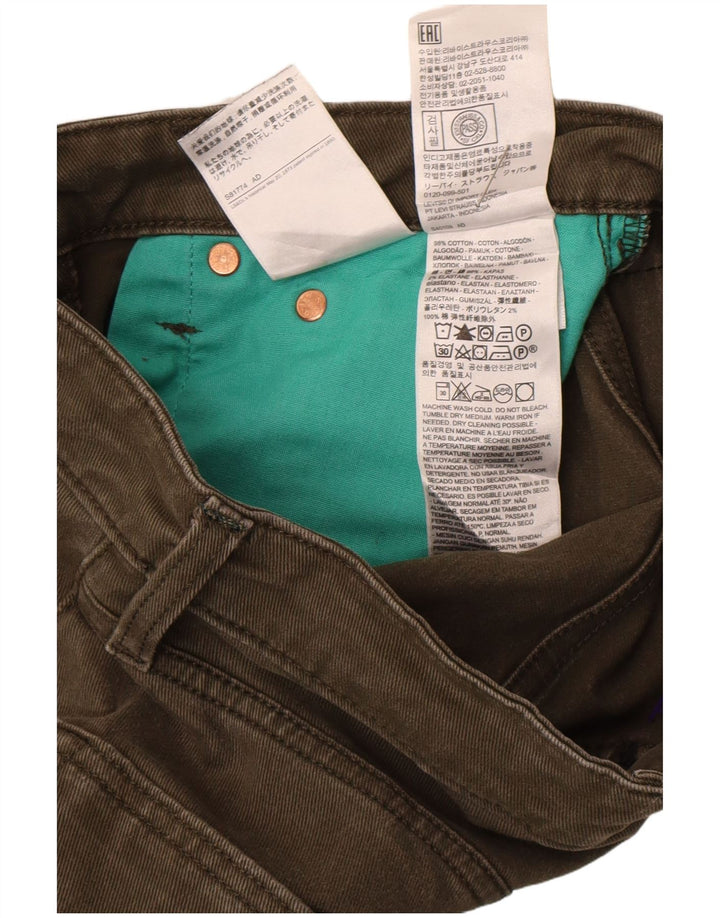 Levi's muške 511 uske traperice W28 L26 Zeleni pamuk