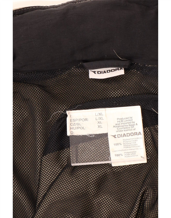 Diadora Muška kišna jakna s kapuljačom UK 40 Large kaki poliamid