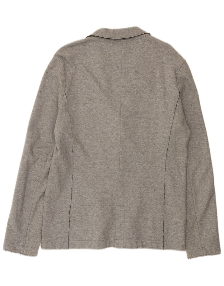 Hugo Boss muška jakna sa 2 gumba UK 40 Large Grey Cotton