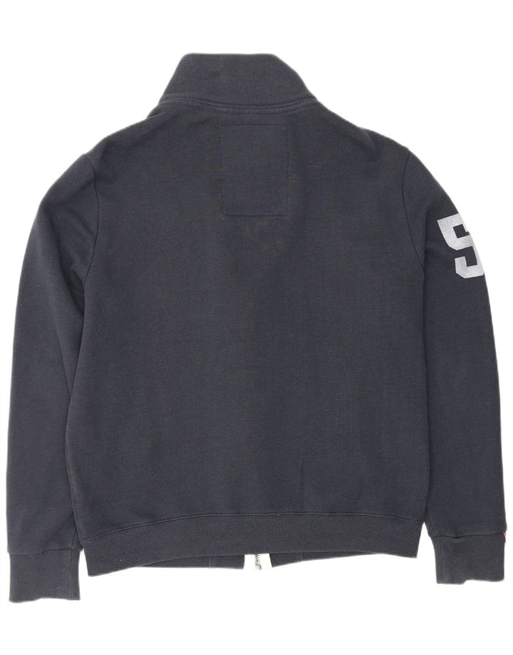 SUPERDRY muška gornja jakna trenirke za atletiku i teren, velika tamnoplava