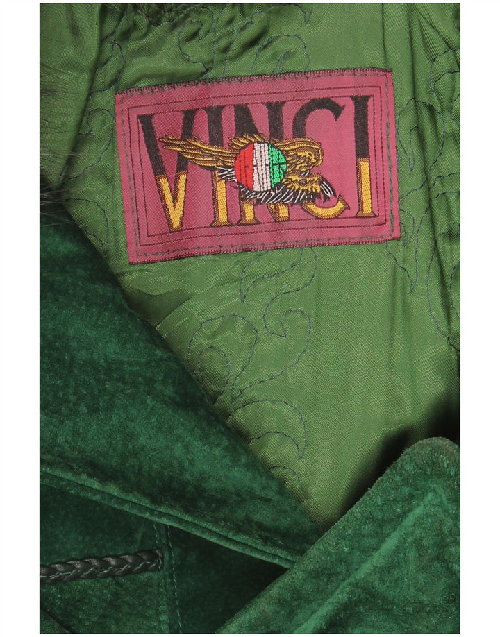 Vinci ženski preveliki kaput od antilopa UK 18 XL zeleni