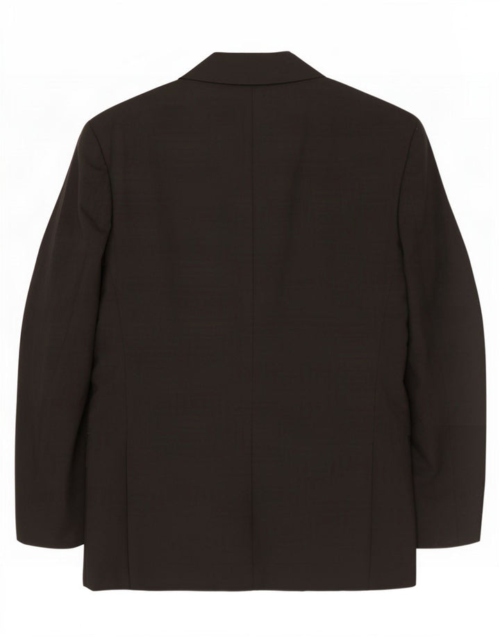 Marks & Spencer muška duga jakna sako s 2 gumba UK 44 XL crni poliester