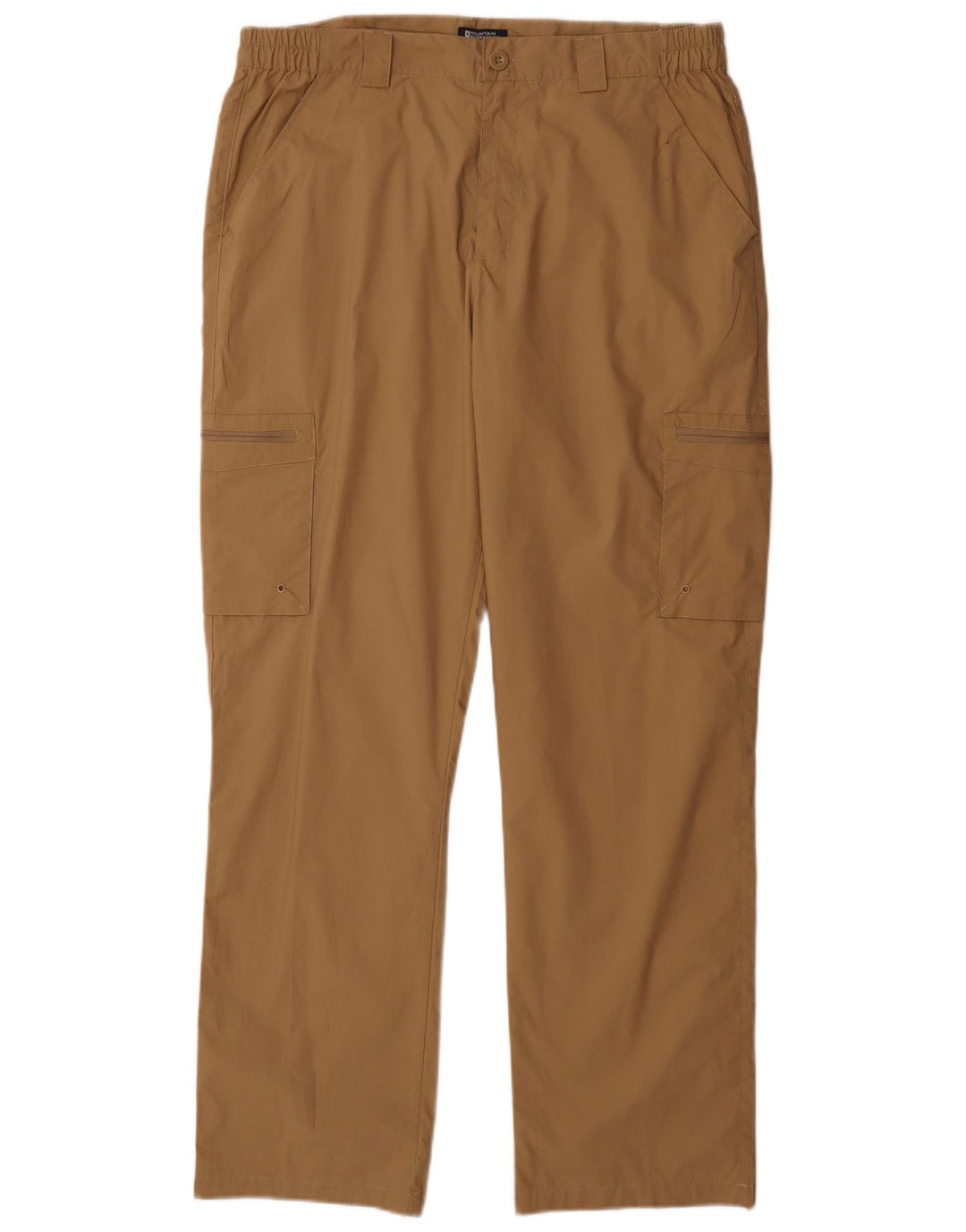Mountain Warehouse muške ravne kargo hlače W34 L33 smeđi poliester