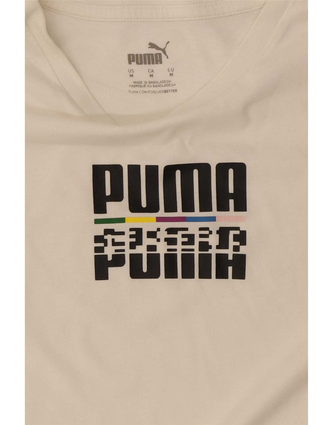 Puma muška majica s grafičkim motivima srednje bijele boje
