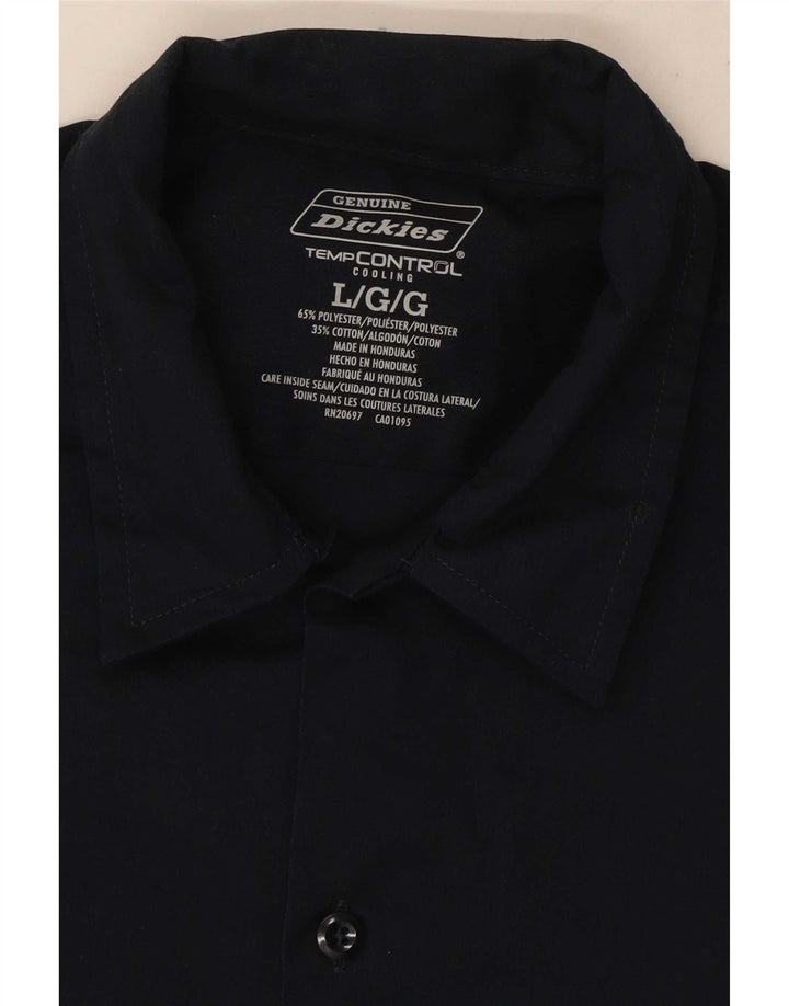 Dickies muška košulja kratkih rukava, veliki tamnoplavi poliester