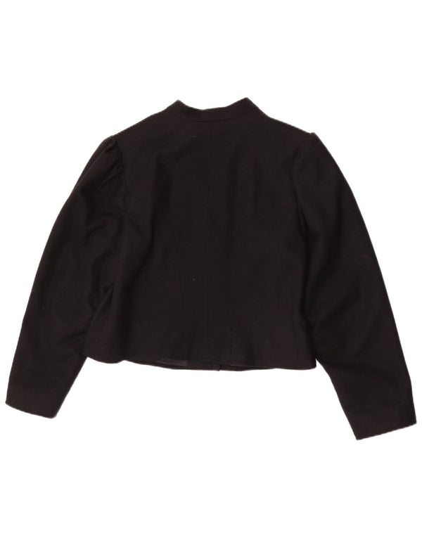 Vintage ženska bolero jakna UK 14 srednje crna