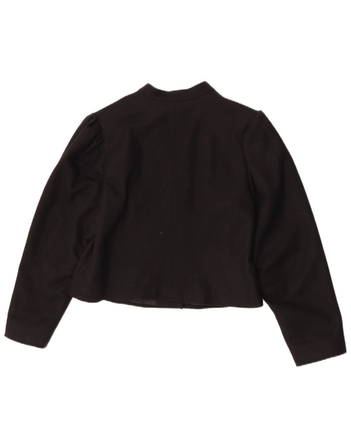 Vintage ženska bolero jakna UK 14 srednje crna