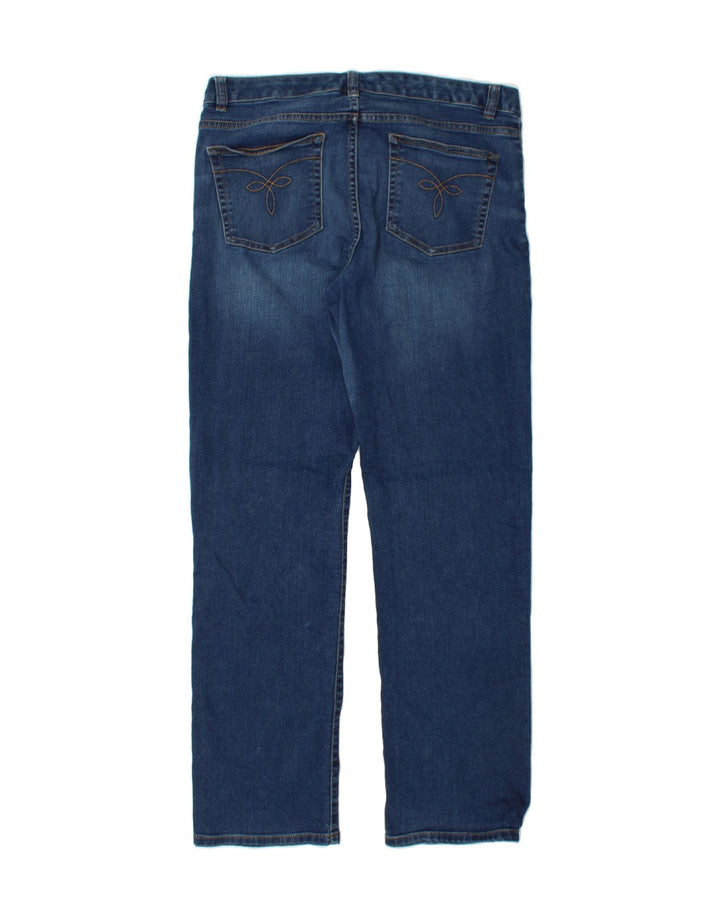 CHAPS Womens Straight Jeans US 12 Large W34 L32 Blue Cotton Vintage Chaps and Second-Hand Chaps from Messina Hembry 
