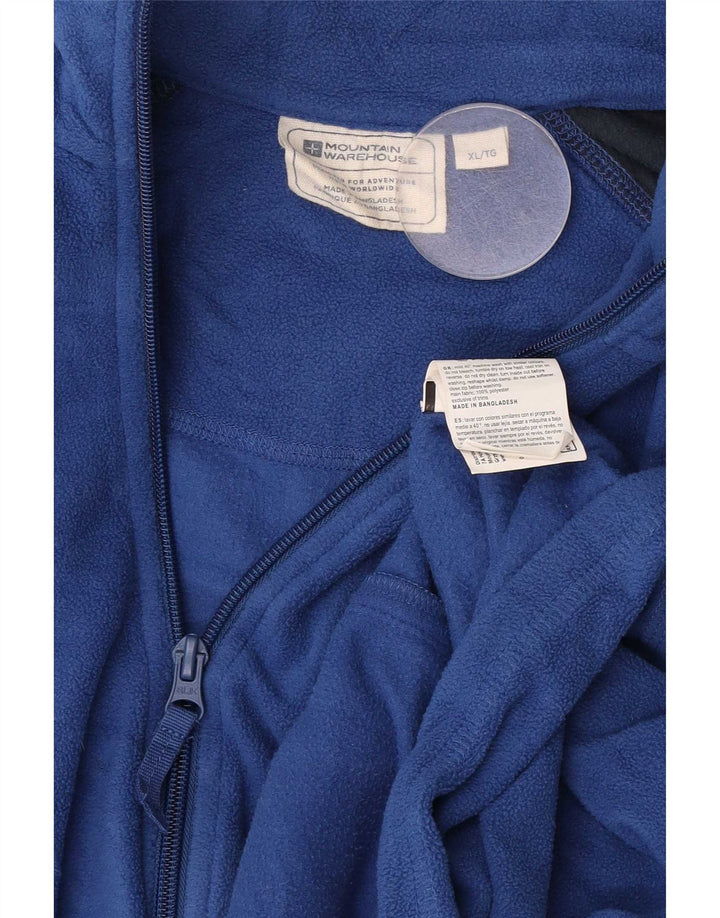 Mountain Warehouse muška jakna od flisa UK 42 XL plava poliesterska boja