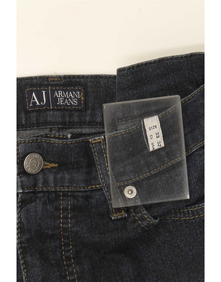 Armani Jeans Ženske ravne traperice W33 L34 tamnoplave