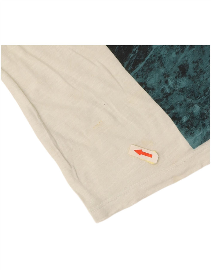 CALVIN KLEIN JEANS Ženska prevelika majica s kratkim rukavima UK 6 XS Bijela