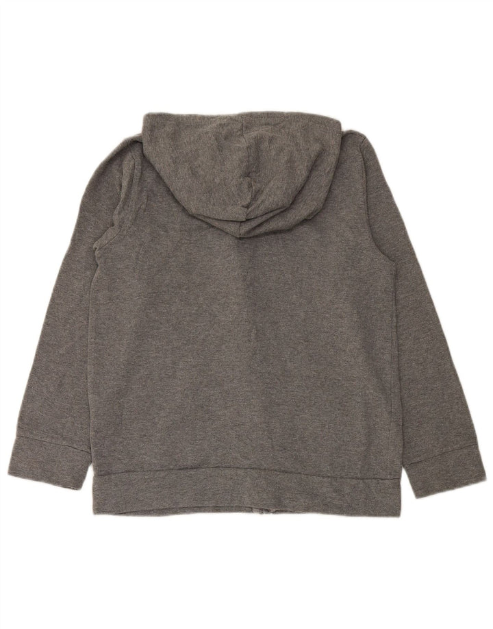 PUMA Boys Graphic Zip pulover s kapuljačom 12-13 godina veliki sivi pamuk