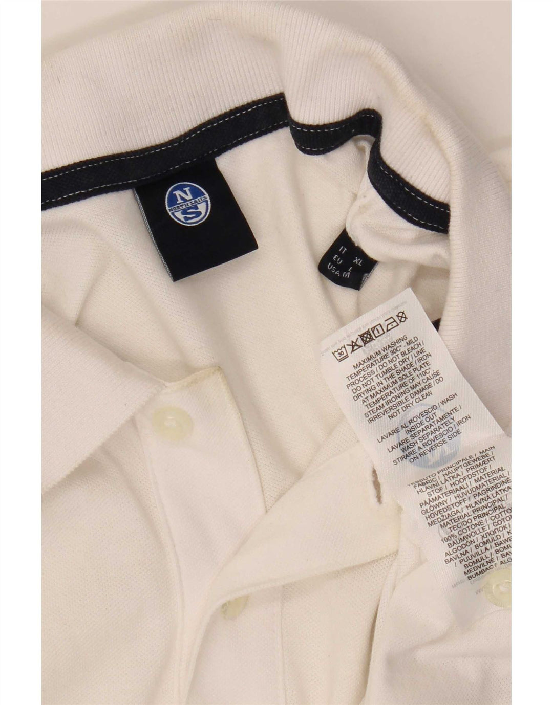 North Sails muška polo majica velika bijela pamučna