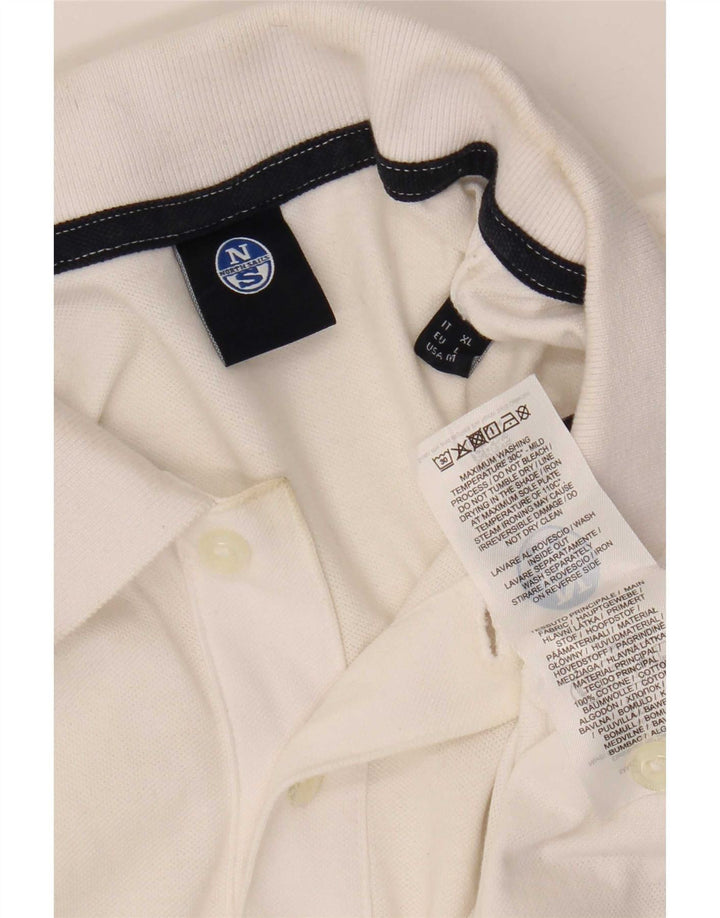 North Sails muška polo majica velika bijela pamučna