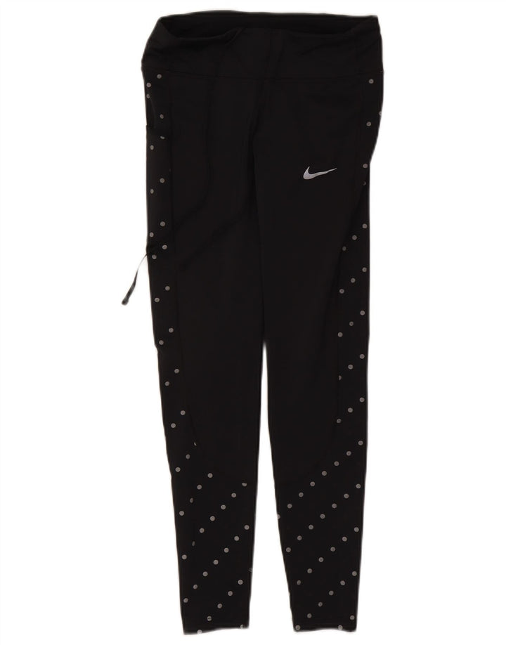 Nike ženske tajice UK 8 male crne točkice od poliestera
